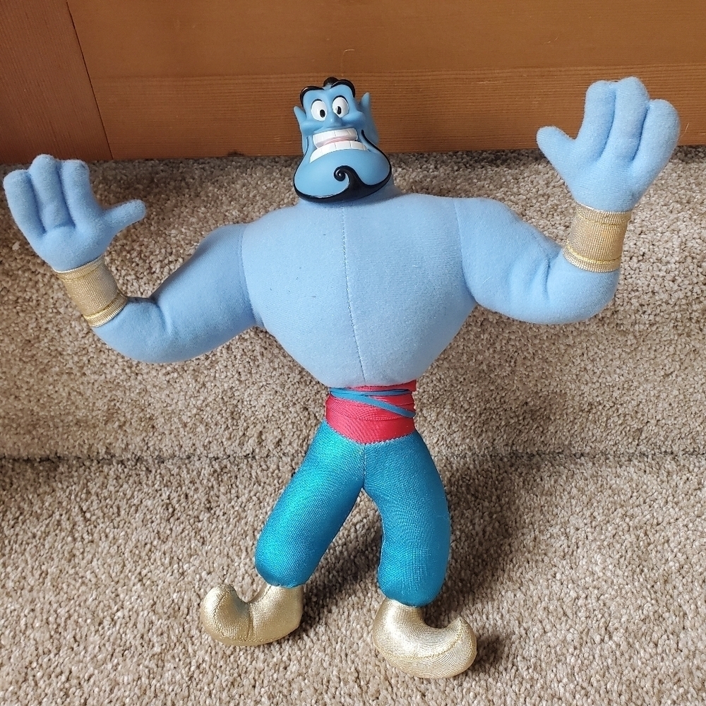 ALADDIN GENIE Vintage Disney 1993 plush Mattel 12" - Picture 1 of 3